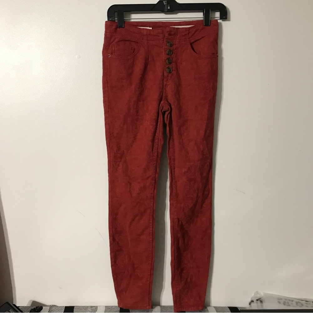 Pilcro and the Letterpress High Rise Skinny Pants